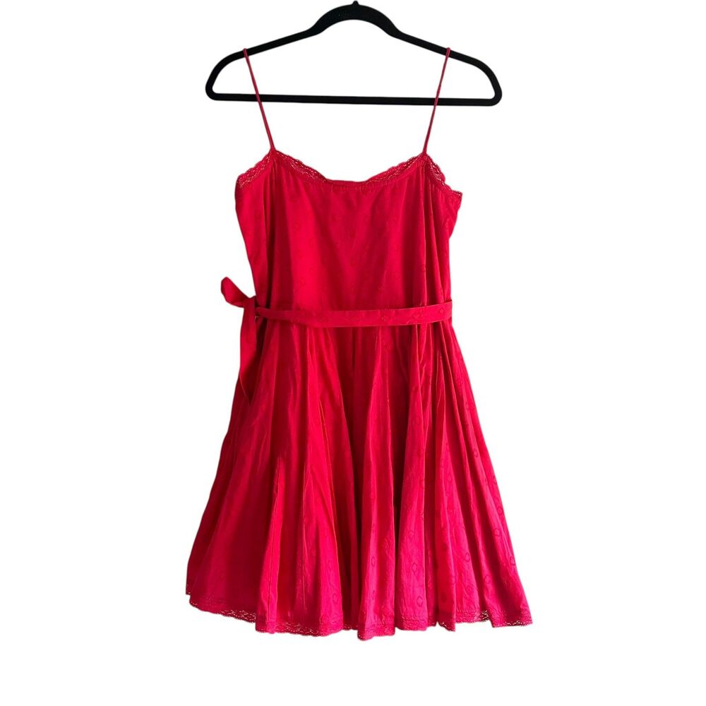 ULLA JOHNSON Beatriz Dotted A-Line Mini Dress NWT Sz 2 - Picture 2 of 6